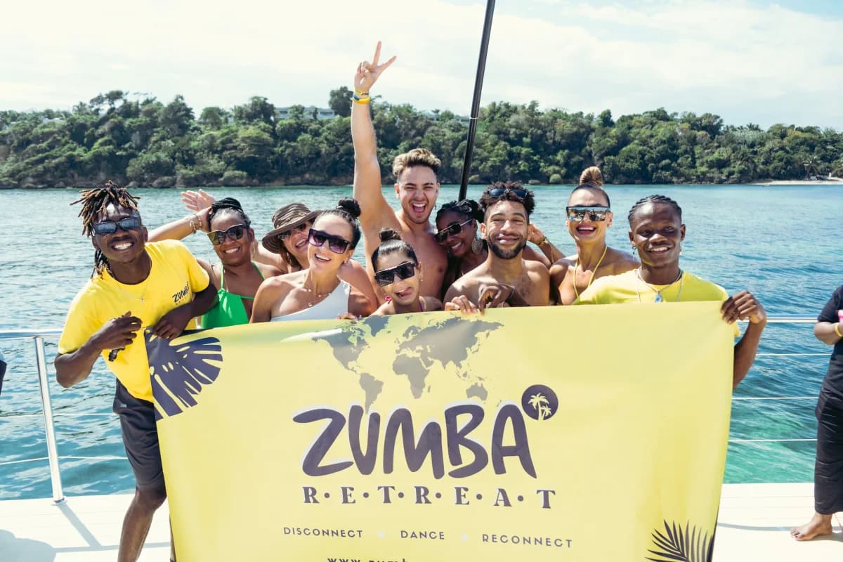 Zumba Retreat Day 02 — Thursday, February 25 · Immersion: Wellness, Adventure, Caribbean energy.