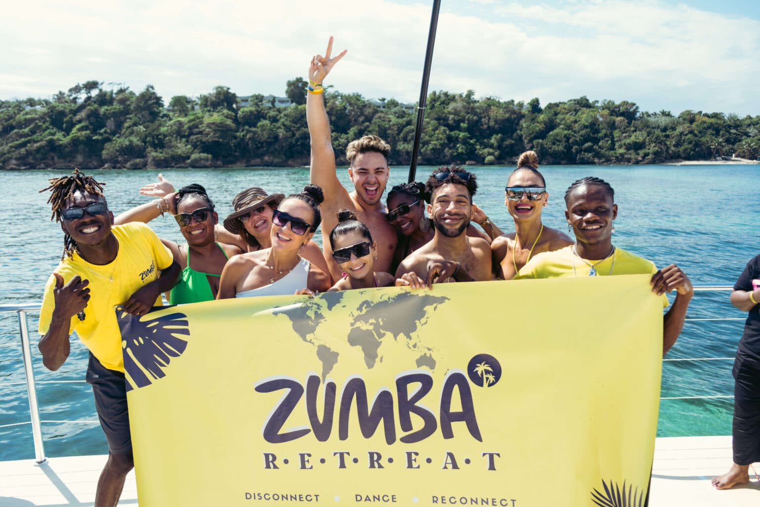 Zumba Retreat highlight video — dancers at the jungle and beach venue in El Valle, Samaná
