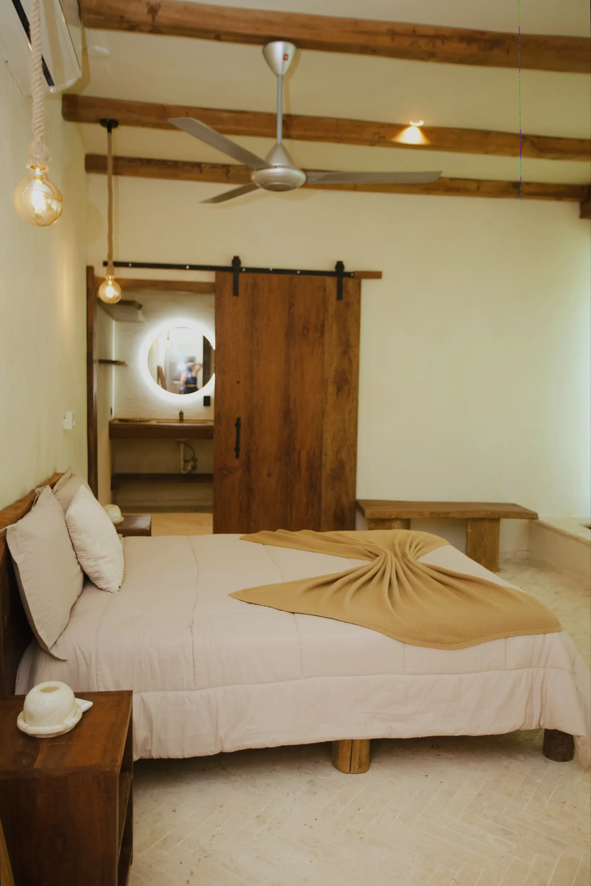 Individual Room accommodation at Zumba Retreat