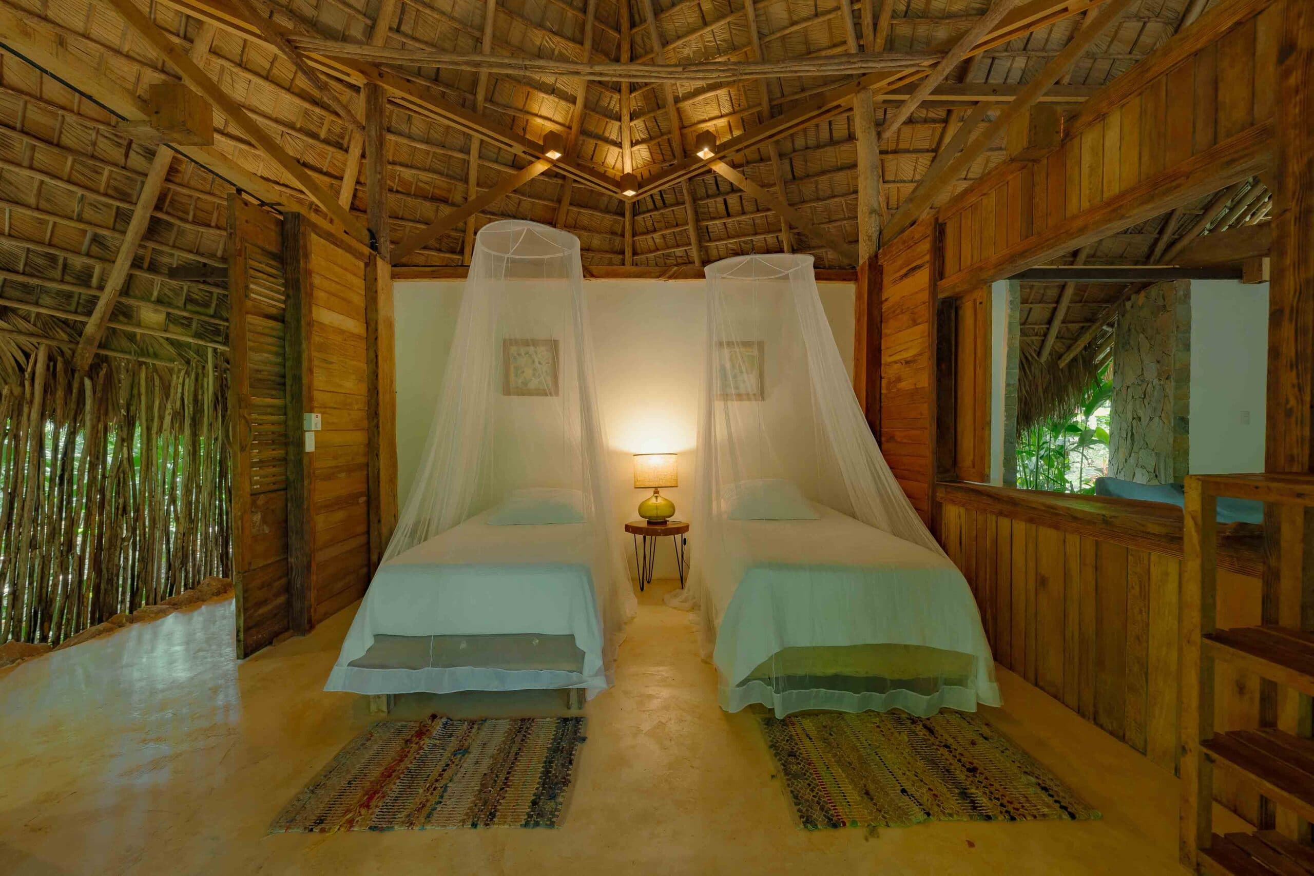 Jungle boutique hotel accommodation at Zumba Retreat, El Valle, Samaná