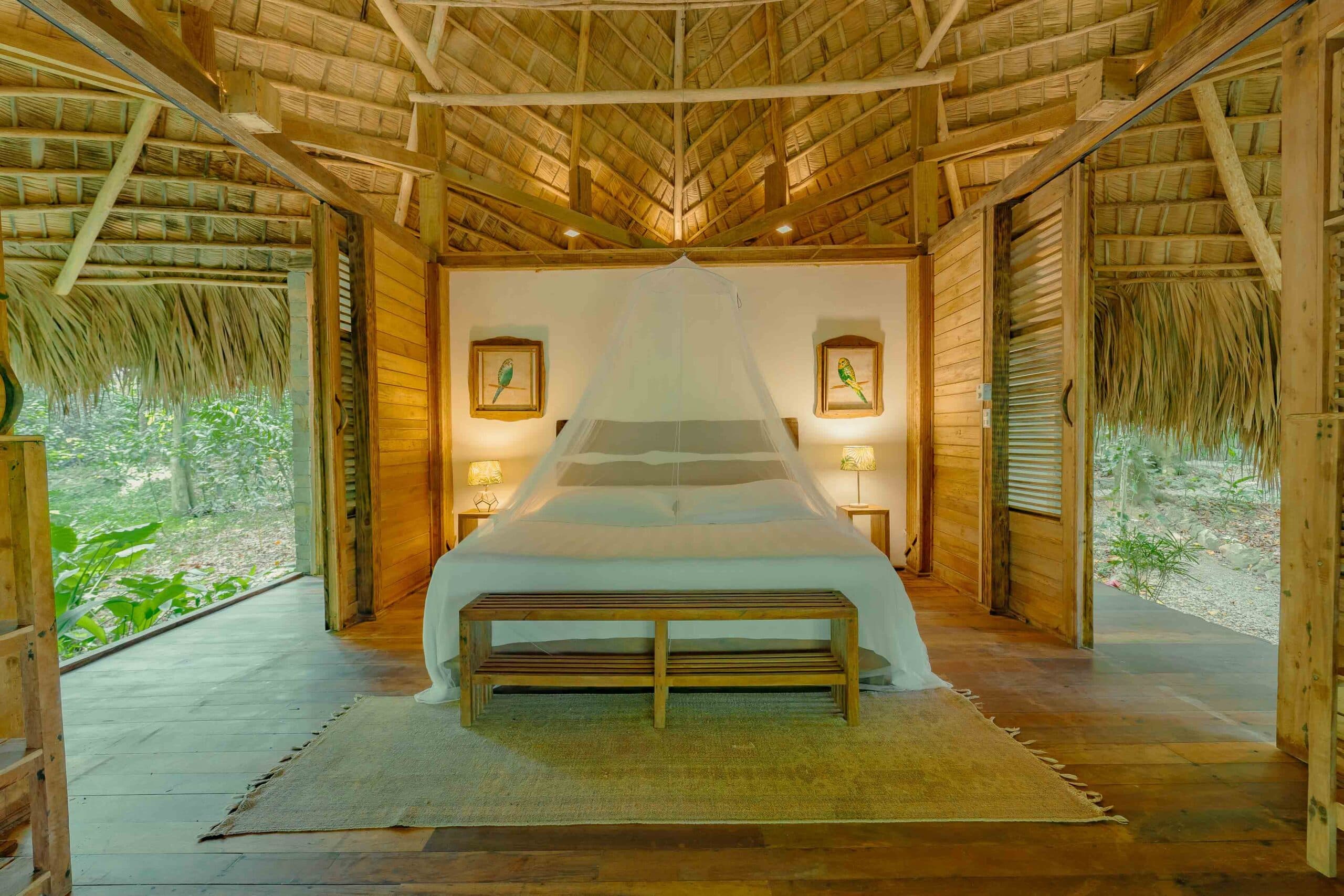 Jungle Room accommodation at Zumba Retreat