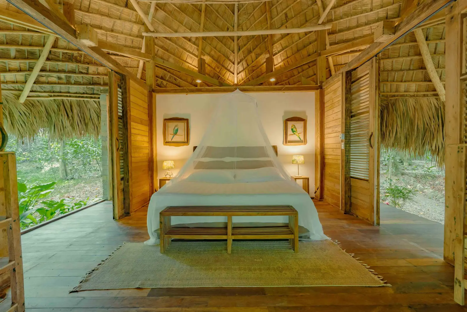 Jungle Room accommodation at Zumba Retreat