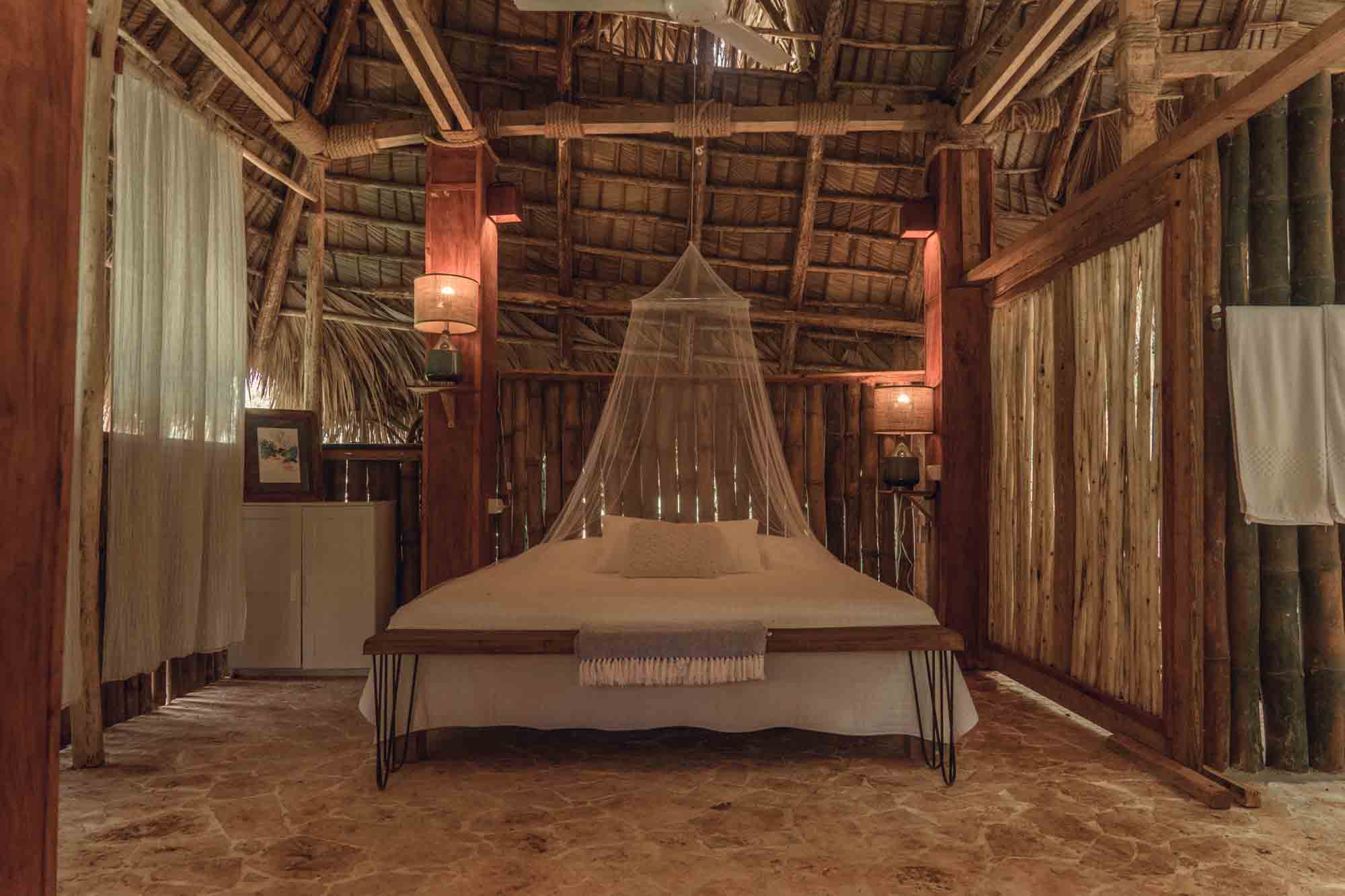 Jungle Room accommodation at Zumba Retreat